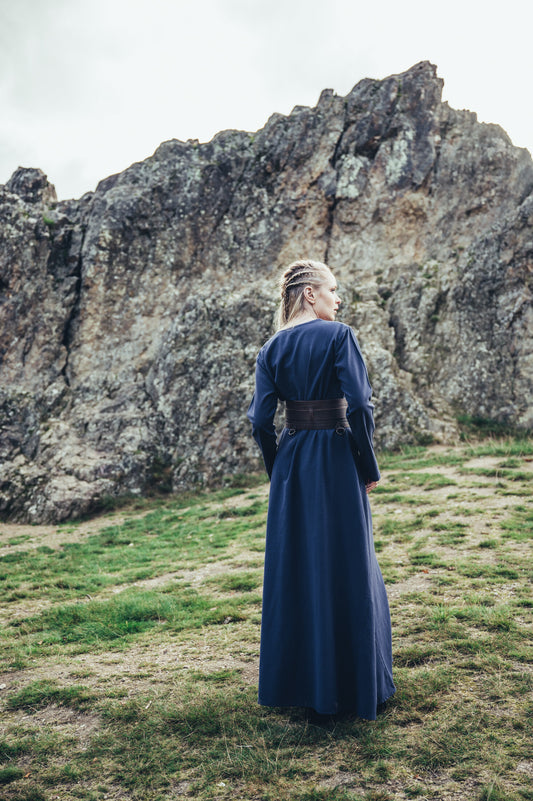 Wikinger Unterkleid Baumwolle Midnight Blue